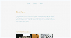 Desktop Screenshot of pixelpaper.org